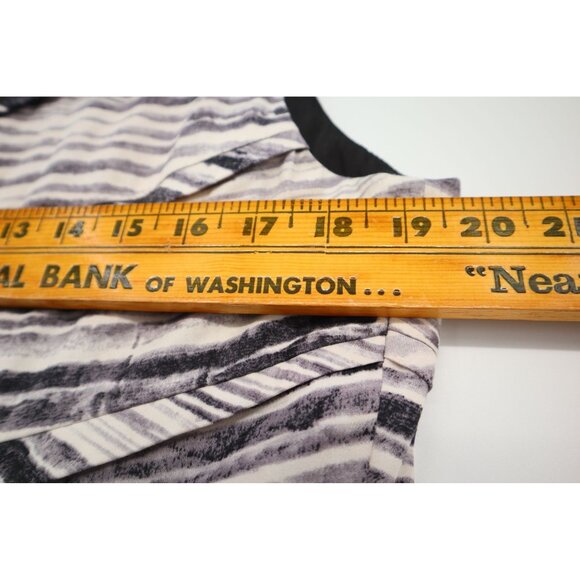 Adrianna Papell Sleeveless Geometric Textured Sheath Dress Size 16 Career Work - Picture 4 of 10